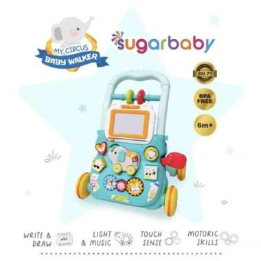 Sugarbaby My Circus Baby Walker / Push Walker Geen