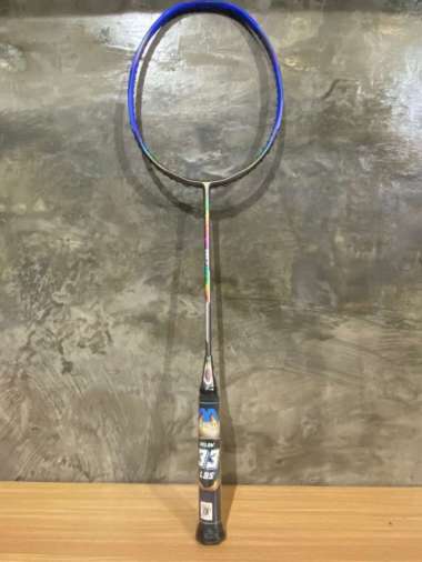 Svp RAKET BADMINTON POWERMAX SPITFIRE 80 POWER MAX 78GR/6U WAVE FRAME ORI Abu biru