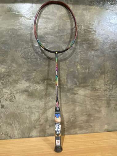 Svp RAKET BADMINTON POWERMAX SPITFIRE 80 POWER MAX 78GR/6U WAVE FRAME ORI Merah hitam