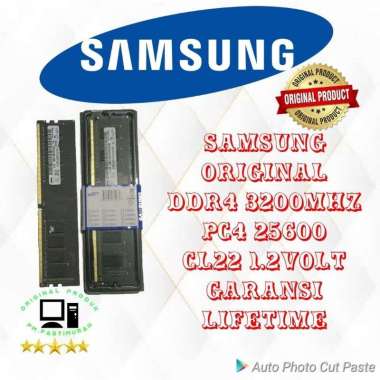 RAM PC LONGDIMM DDR4 4GB 8GB 16GB 3200MHZ SAMSUNG ORIGINAL SODIMM DDR4 4GB 3200MHZ