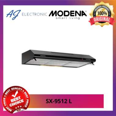 COOKER HOOD MODENA SX-9512L / SX9512L , PENGHISAP ASAP DAPUR 90 CM Multicolor