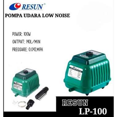 resun LP 100 Aerator blower air pump low noise pompa aerator aquarium bubble