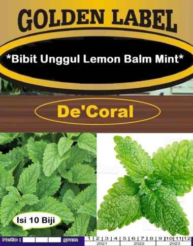 Bibit Unggul Lemon Balm Mint|Benih Lemon Balm Mint|Bibit Daun Lemon