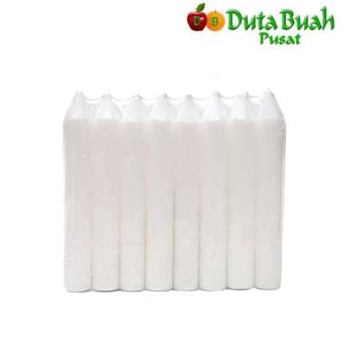 DUTA BUAH LILIN PUTIH ISI 24