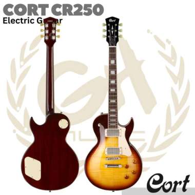 CORT CR250 Electric Guitar | Gitar Listrik Elektrik Les Paul Model Vintage burst