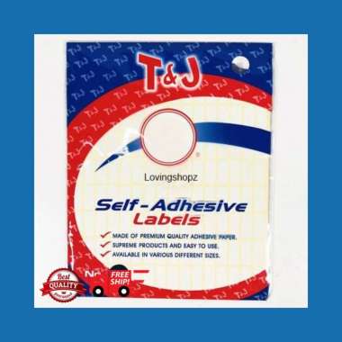 Label T & J No.112 putih, label Tom dan Jerry No.112