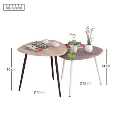 Coffee Table / Meja Kopi / Chitose - Sonoma Oak Sorema