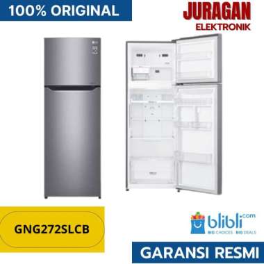 LG GN-G272SLCB Kulkas Inv 2 Pintu GNG272SLCB GN-G272 GNG272 272SLCB