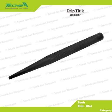 no brand Pahat Lancip Drip Center Drip Titik 3mm x 5" inch MP0060