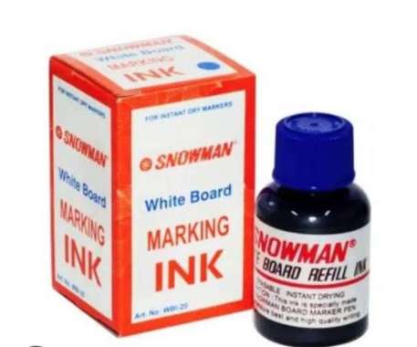 Refill Snowman Whiteboard / Tinta Spidol Biru