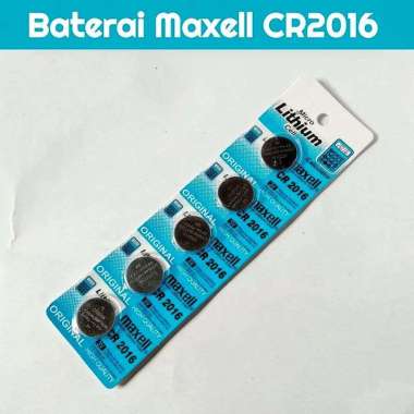 Battery Lithium CR2016 / Baterai Kancing Lithium Maxell CR-2016 / Baterai Kalkulator