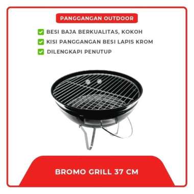 MASPION Panggangan Bromo Grill Maspion 37 Cm Stainless Maslon Panggang Bbq EXTRA DUS+BUBBLE