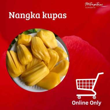 nangka kupas segar, buah nangka kupas, buah nangka