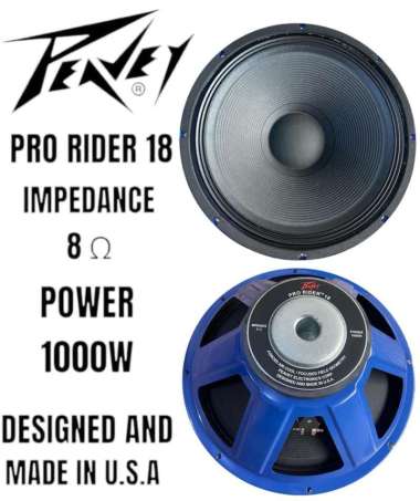 SPEAKER KOMPONEN PEAVEY PRO RIDER 18 INCH 1000 WATT