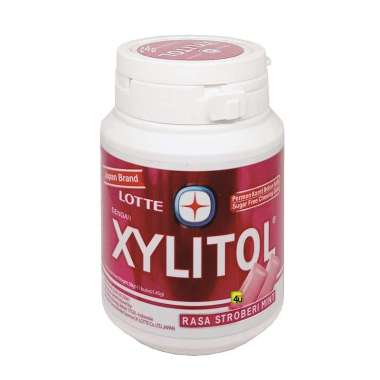 Xylitol - Permen Karet Bebas Gula - TABUNG BESAR MERAH