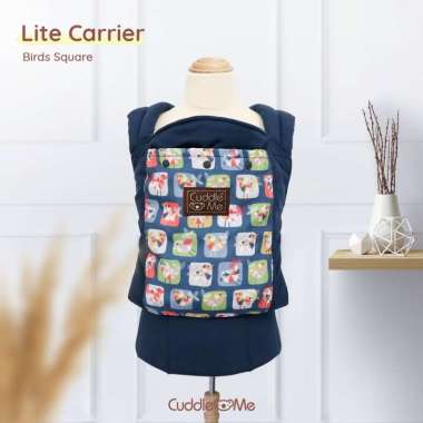Cuddleme Lite Carrier Gendongan Bayi SSC Gendongan M Shape Ergonomis Gendongan Depan Birds Square