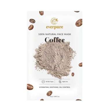 EVERPURE 100% Natural Face Mask Coffe