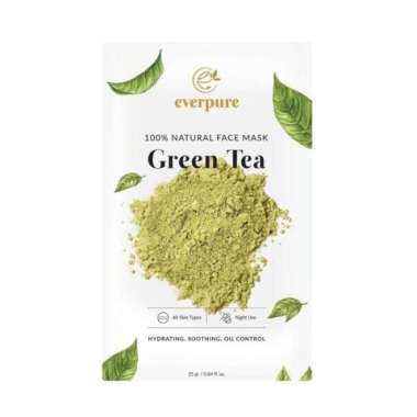 EVERPURE 100% Natural Face Mask Green Tea