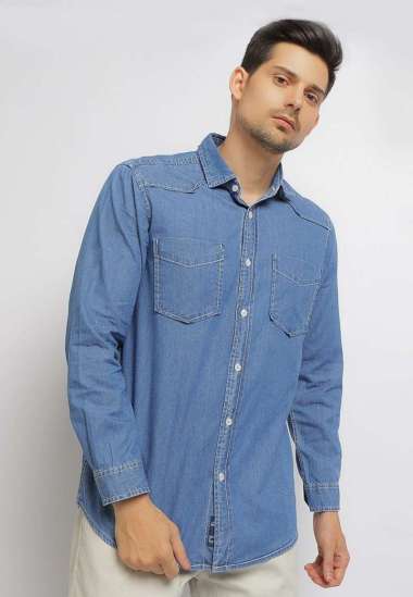 Lois Jeans Kemeja lengan panjang denim KLL366D XL