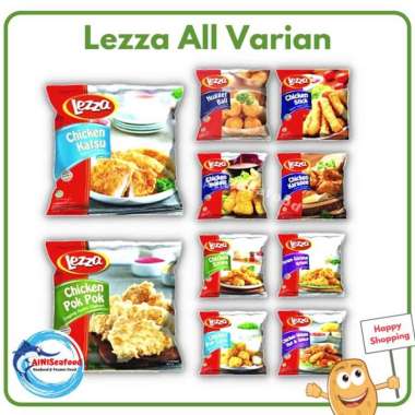 Lezza Chicken Nugget Strip Katsu Karage Pok Pok Wings Hot & Spicy Chicken Pok Pok