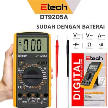 ETECH DT-9205A Multimeter Avometer Multitester Digital