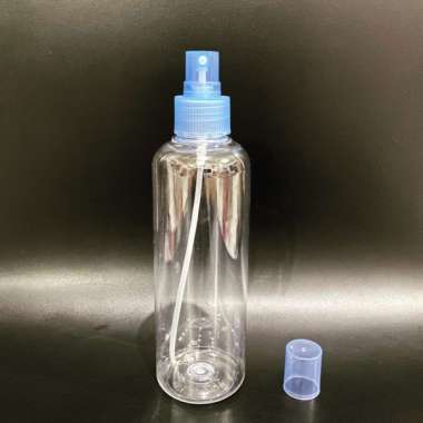 BOTOL SPRAY BENING 250 ML - TUTUP SPRAY BIRU TRANSPARAN
