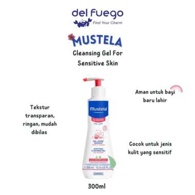 [DF] Mustela Baby Cleansing Gel For Sensitive Skin 300ml