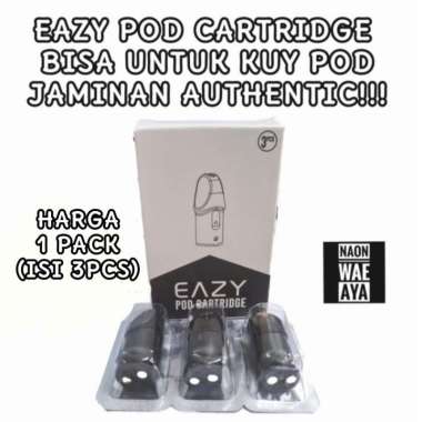 EAZY CARTRIDGE AUTHENTIC HARGA 1 PACK / 3 PCS