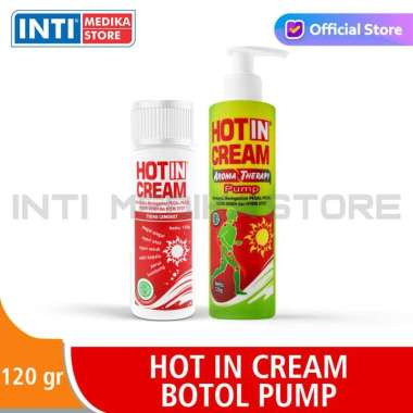 HOTIN - Krim Pereda Nyeri Sendi Otot | Hot In Cream Strong BOTOL PUMP - Pump,Original Pump Original