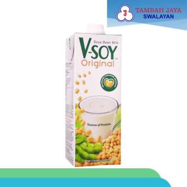 V-Soy Soy Milk Original 1L Susu Kedelai - 8851028000303