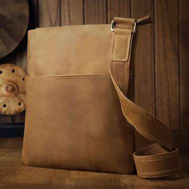 TAS KULIT PREMIUM CH - TAS SELEMPANG KULIT PRIA ASLI KULIT PREMIUM CH