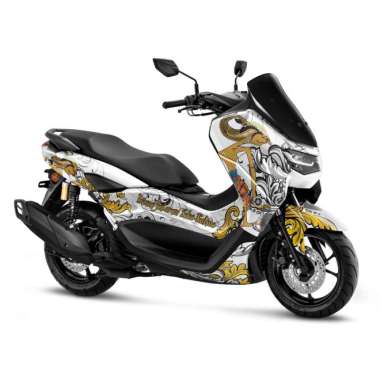 Decal Sticker Full body Nmax Old 2015-2019 New 2020-2023 Batik Wayang NEW NMAX Putih