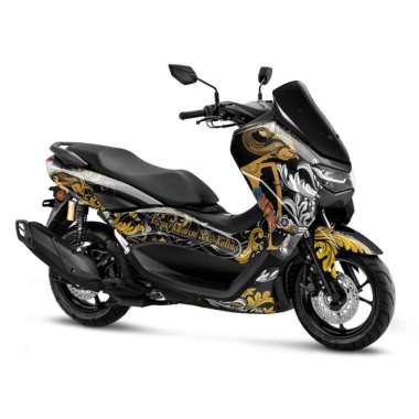 Decal Sticker Full body Nmax Old 2015-2019 New 2020-2023 Batik Wayang NEW NMAX Hitam