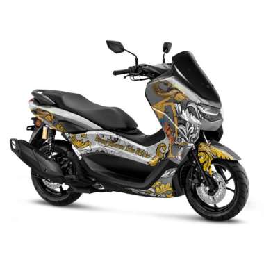 Decal Sticker Full body Nmax Old 2015-2019 New 2020-2023 Batik Wayang OLD NMAX Abu-abu