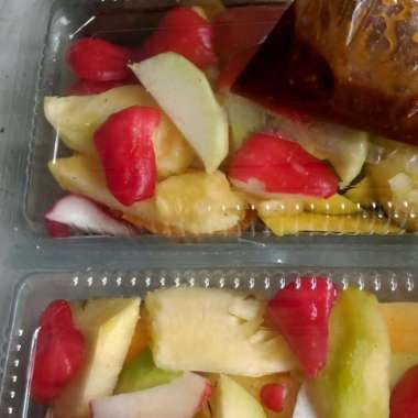 Paket rujak buah segar Rujak potong / Rujak Ulek / Rujak Serut +sambal Rjk Potong/Iris