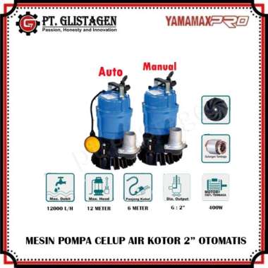 Mesin Pompa Celup Air Kotor 400Watt 2" Yamamax HSZ 400M Automatic