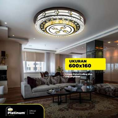 Lampu Plafon Minimalis LED Bulat Gaya Mediterania Rumah Minimalis