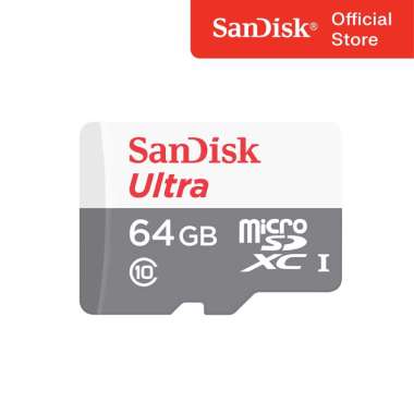 SanDisk Ultra microSDXC 64GB C10 UHS-I Card 100MB/s (SDSQUNR-064G-GN3MN)