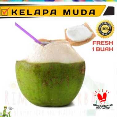kelapa ijo / kelapa muda / 1 buah segar KELAPA MUDA