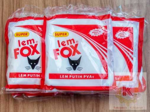 lem putih / lem putih fox merah 700 gram original - promo Multicolor