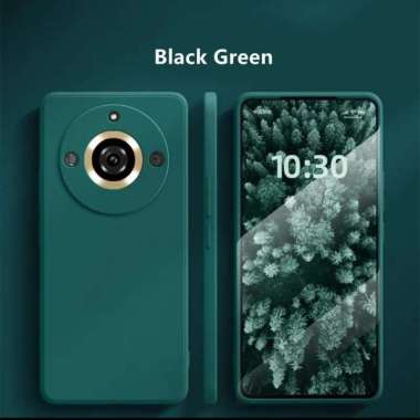 CASING REALME 11 PRO PLUS 5G CASE REALME 11 PRO 5G SOFTCASE FIBER Realme 11 Pro Plus 5G Dark Green
