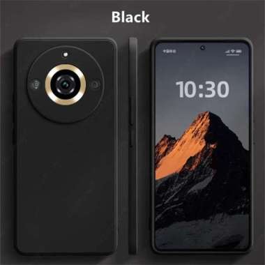 CASING REALME 11 PRO PLUS 5G CASE REALME 11 PRO 5G SOFTCASE FIBER Realme 11 Pro Plus 5G Hitam