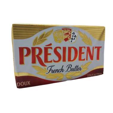 PRESIDENT UNSALTED BUTTER 200GR