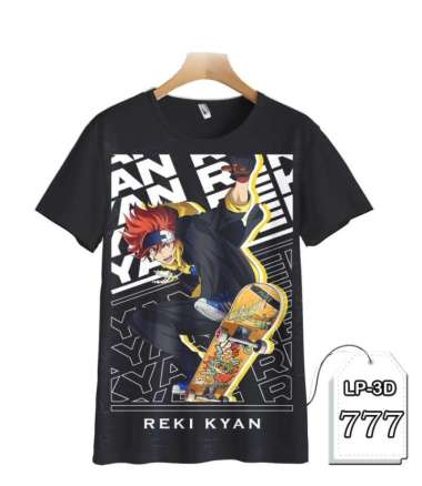 Kaos SK8 The Infinity Kaos Game Skateboard Serial Anak #LP3D-777 XL (7-8 tahun)