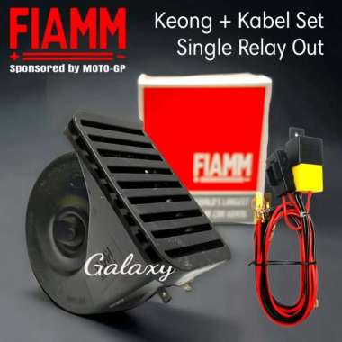 Klakson Single Keong FIAMM Original - Untuk Sepeda Motor + single bosch