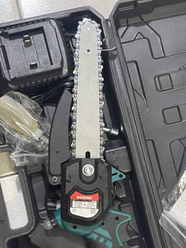 Modern M-58 Sparepart Mesin Cordless Chainsaw Mini 8" Gergaji Baterai