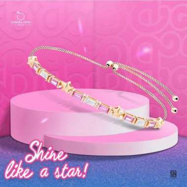 Gelang Sandra Dewi Gold Special Anniversary 4 Pink Core Collections BC230044