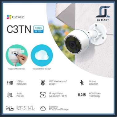Ezviz C3TN 2MP 1080p Wifi Smart Ip Cam Home CCTV Outdoor Camera