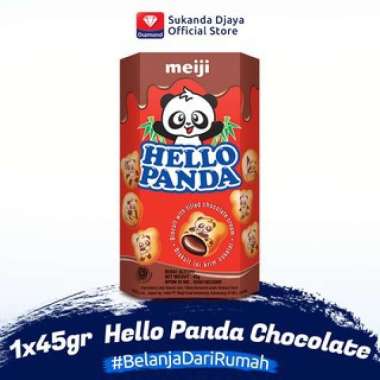 MEIJI BISKUIT HELLO PANDA 45 GR COKLAT