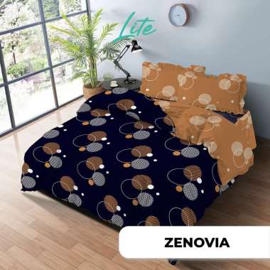 KINTAKUN Bedcover Set Rumbai 180 x 200 Minimalis Aesthetic LITE Microfiber Tinggi 39 cm Zenovia